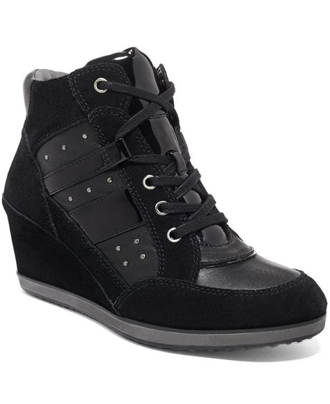 macy's wedge sneakers